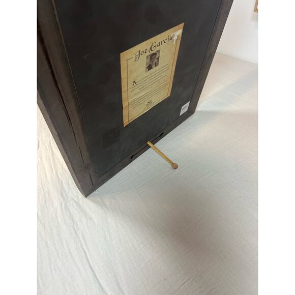 Joe Garcia Big Sky Carvers Wood Frame Wall Art Autumn Chickadee - Picture 6 of 7